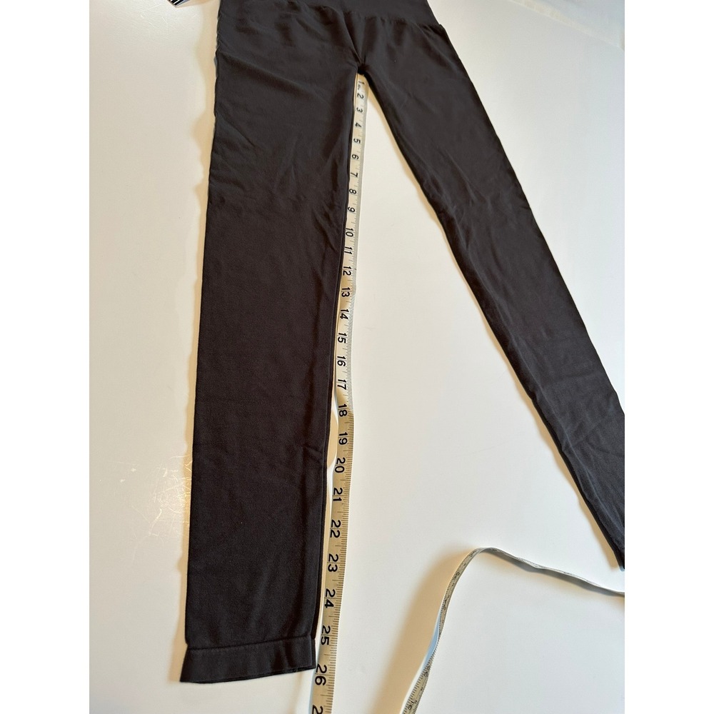 Set of M. Rena High Waisted Seamless Leggings NWT & Capris Dk. Gray Med. - Picture 9 of 13